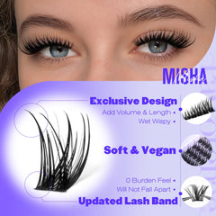 Pawotence lash remover enables gentle, stress-free cluster removal.