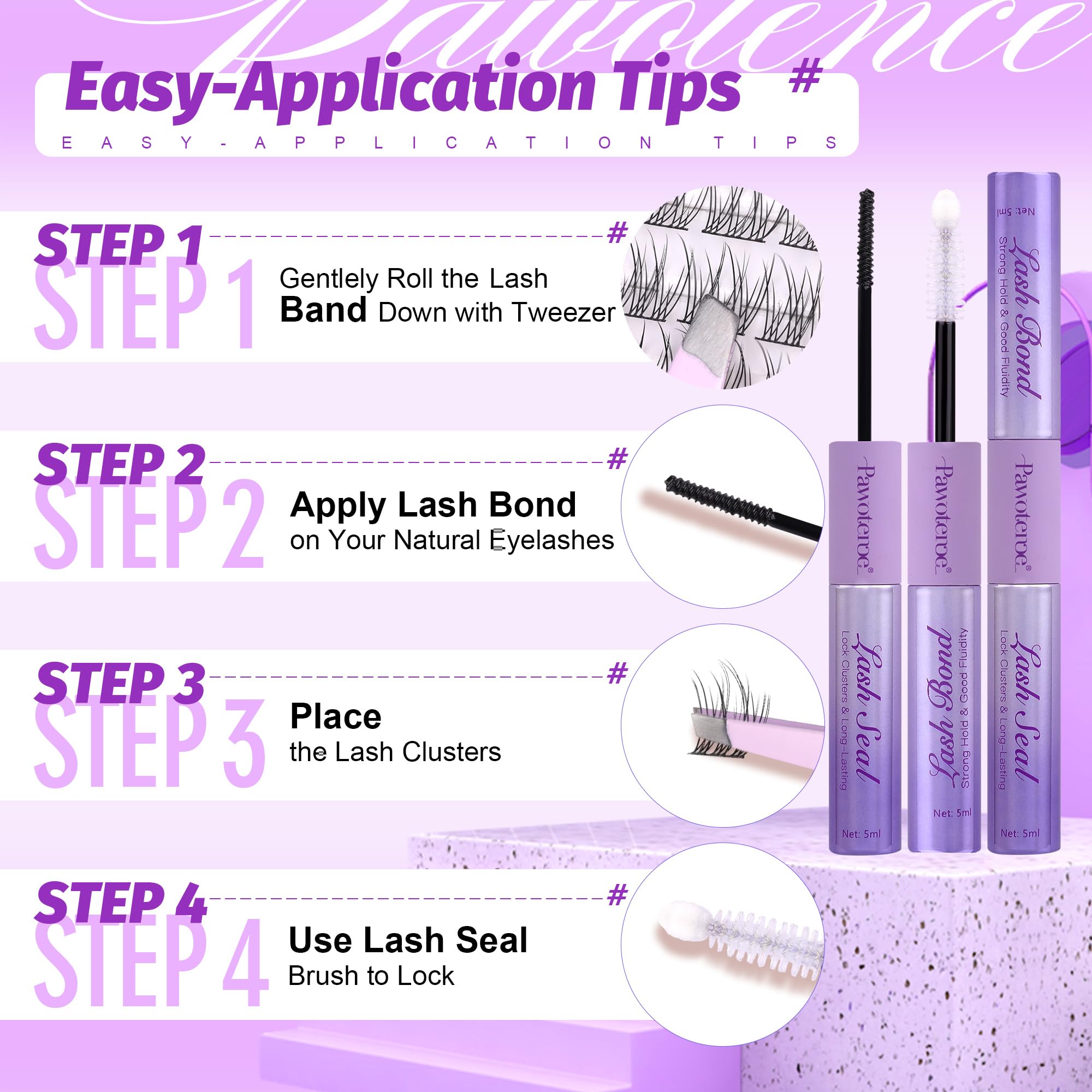 Pawotence Professional Brand Design offers chic lash options