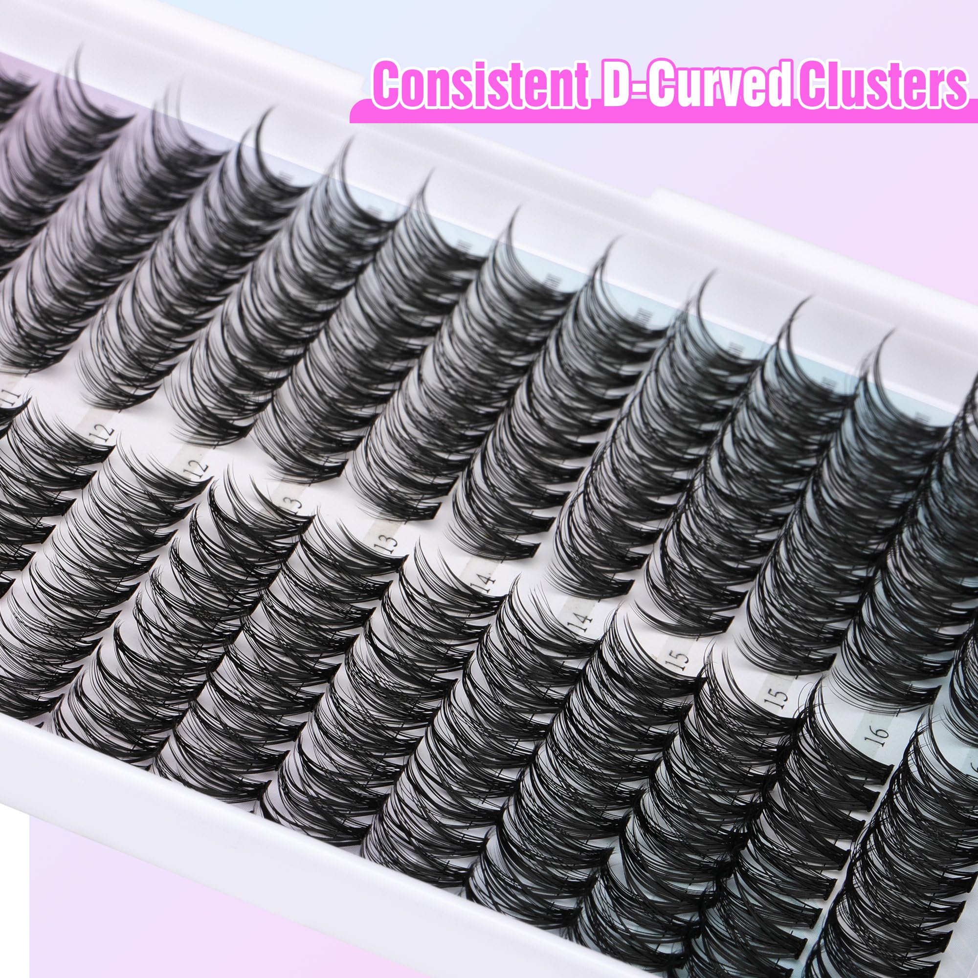 Pawotence varied lengths and volumes to customize your lash look