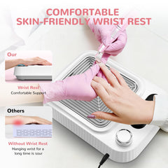 Paxato Nail Duster Collector reusable filter for easy maintenance and longevity