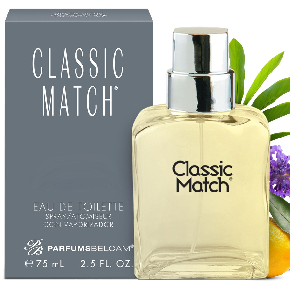 PB ParfumsBelcam Classic Match bottle on a clean surface, ideal for daily wear.