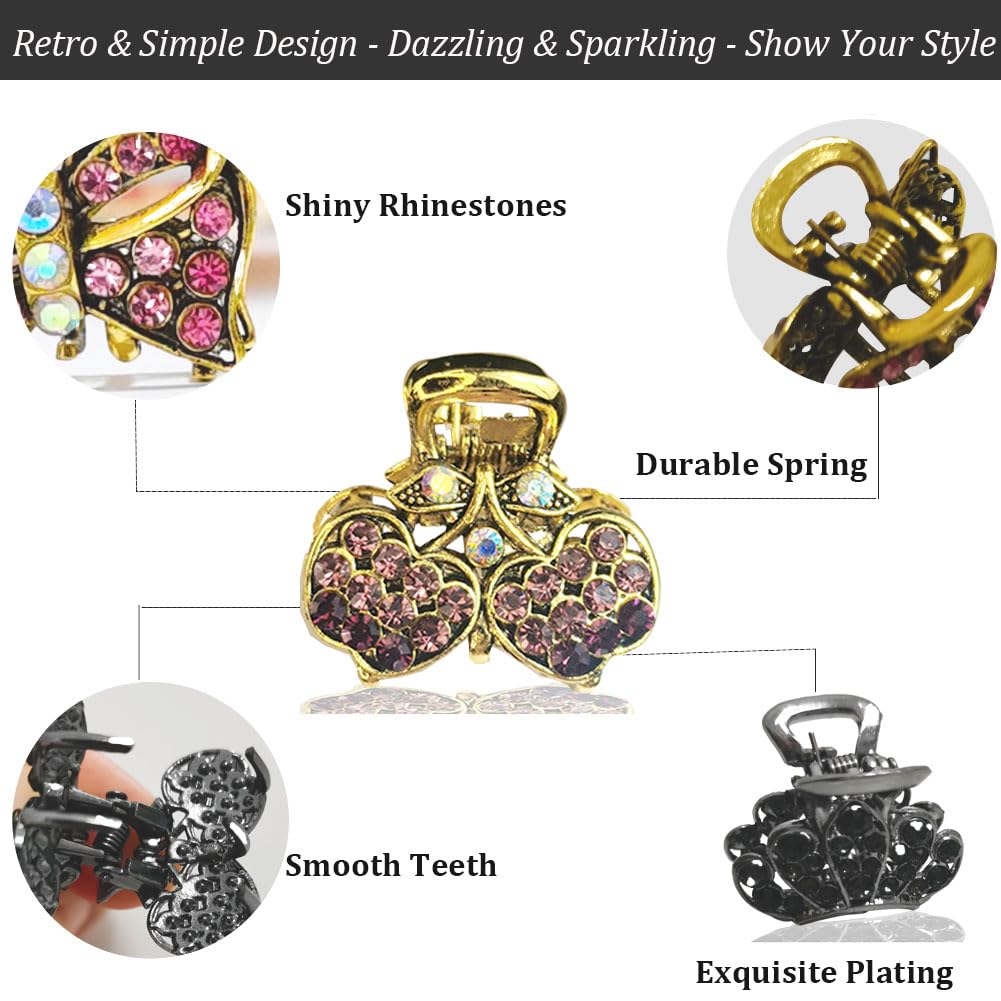 PBQOA hollow crown clip adds subtle shine and grip