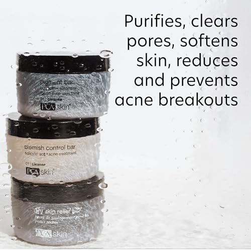 PCA SKIN Blemish Control Acne Cleanser Bar close-up texture showing gentle exfoliation