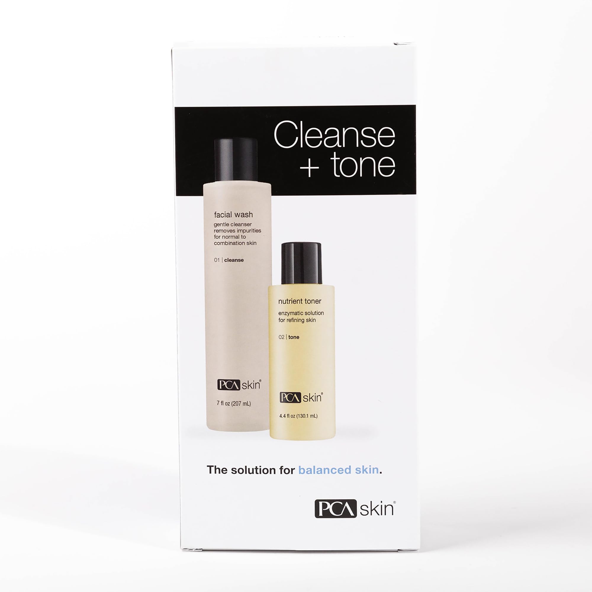 PCA SKIN Gentle Foaming Face Wash bottle closeup, hydrating cleansing action