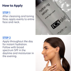 Dye-free fragrance-free PCA SKIN packaging emphasizing safety for sensitive skin.