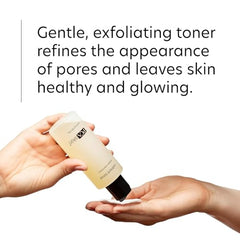 PCA SKIN Nutrient Face Toner bottle closeup, exfoliating toner for smoother look