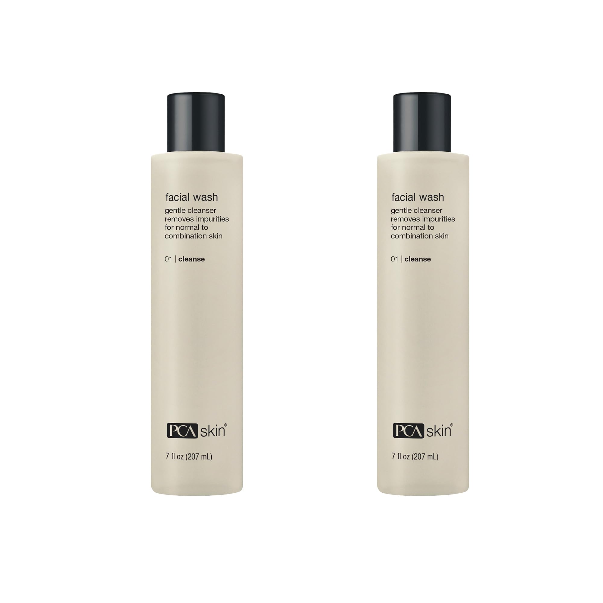 PCA SKIN Gentle Foaming Face Wash bottle front for hydrated cleansing
