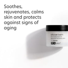 PCA SKIN Silkcoat balm ingredients include jojoba seed oil and squalane
