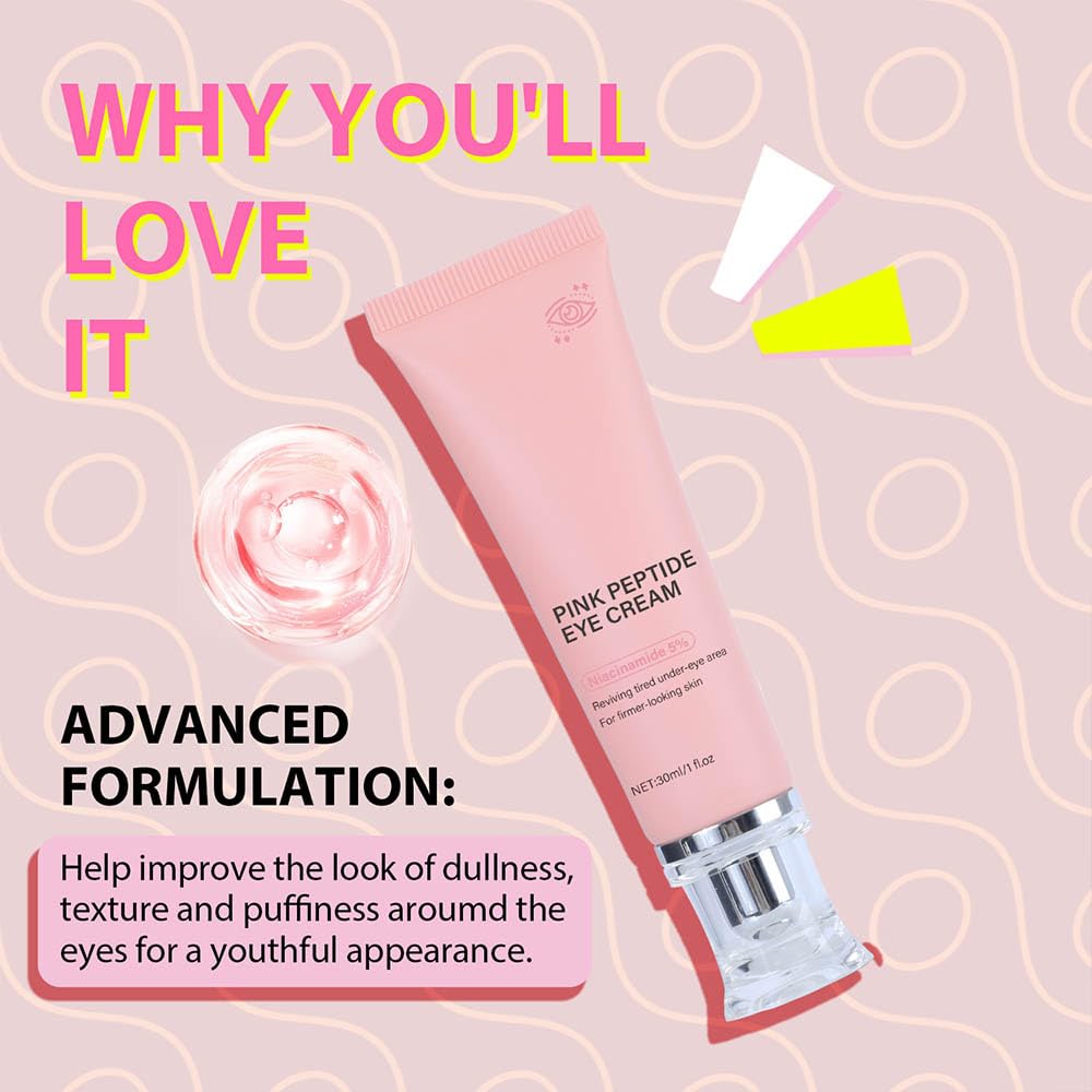 PDRN ingredients palette highlighting pink peptide with niacinamide and retinol.