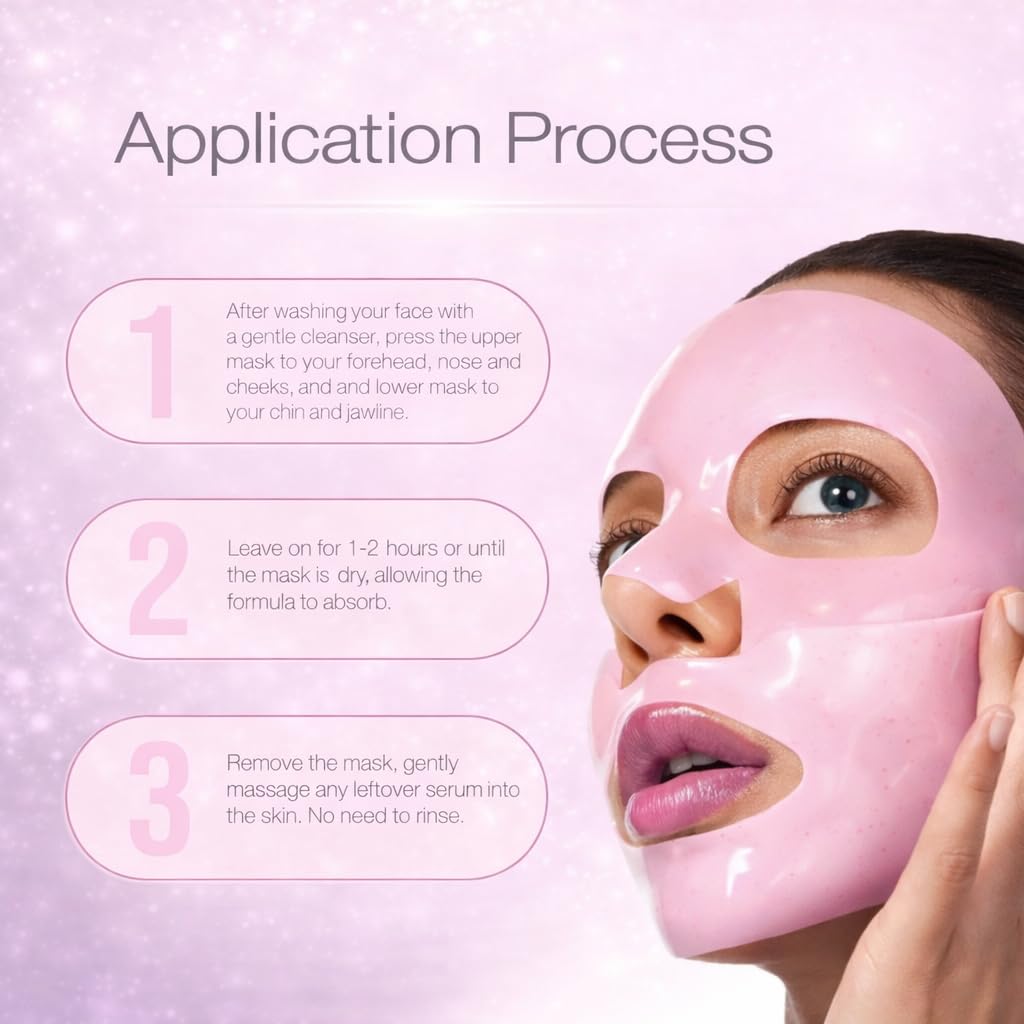 PDRN Salmon DNA Collagen Mask after-use glow signals refreshed skin.