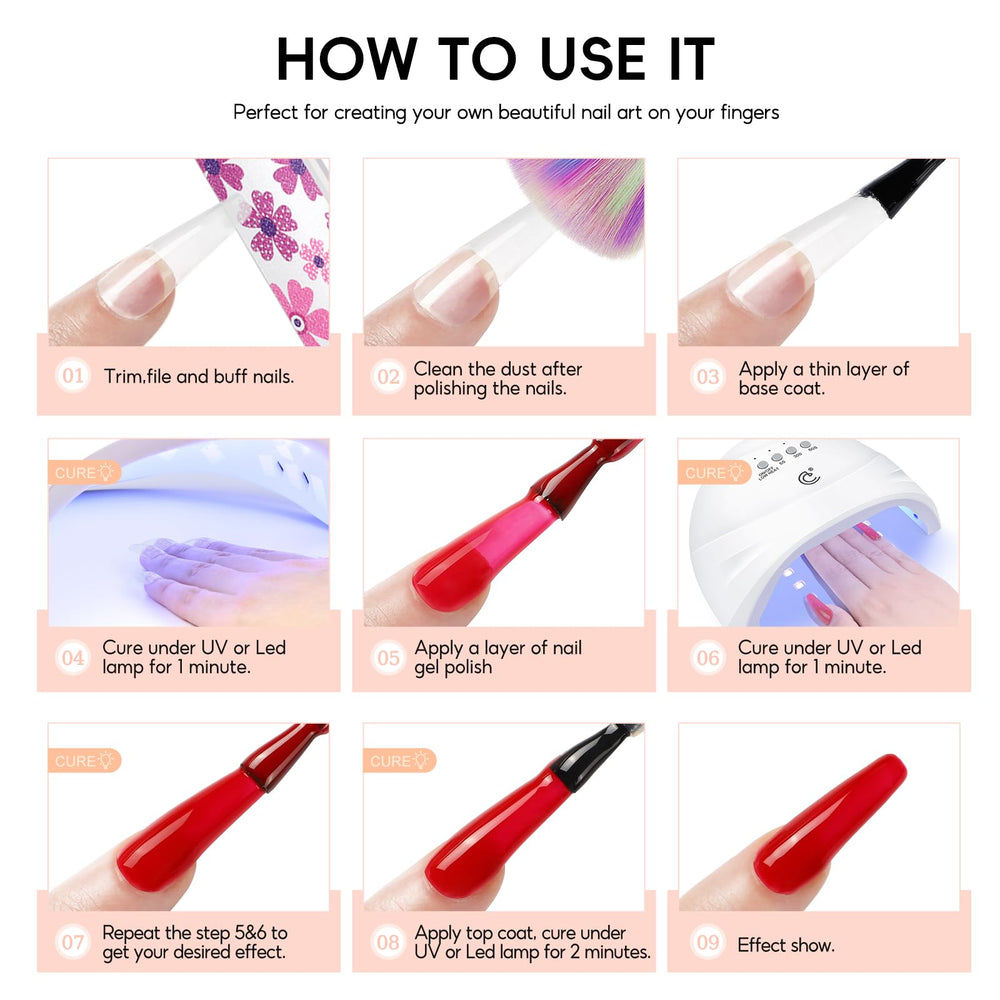 PEACECOLOR easy-at-home nail design for DIY nail art