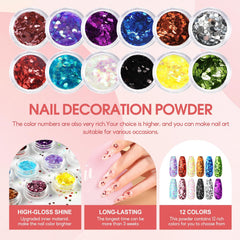 PEACECOLOR dual forms ensure versatile nail shapes in 10 sizes.