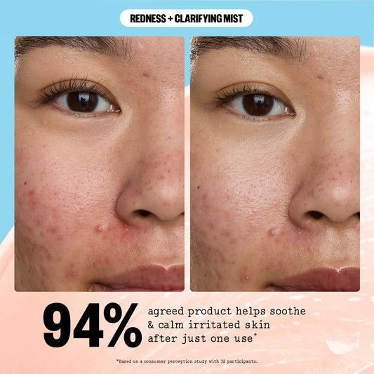 Peace Out mist used under or over makeup for balanced skin