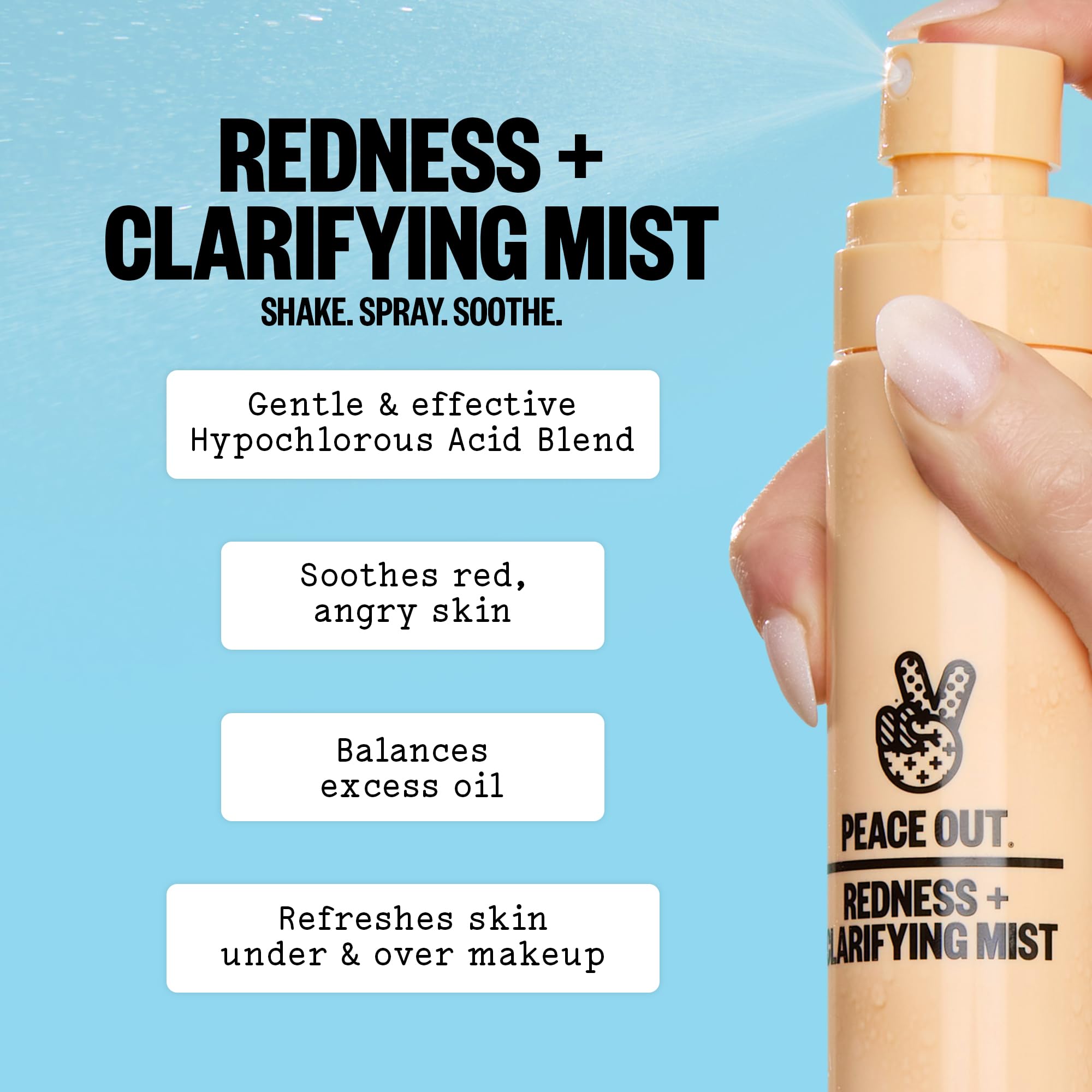 Peace Out portable spritz for on-the-go skin refresh