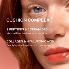 Packaging highlights multitask skincare in one swipe with Peach & Lily Cherry Crush.