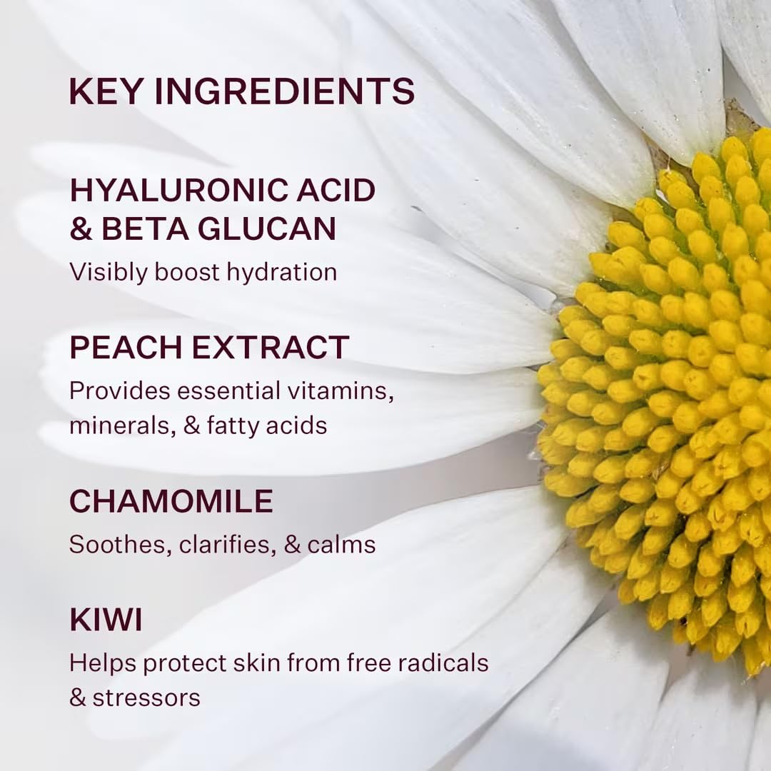 Peach and Lily glow after use for a healthy look