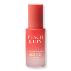 Peach & Lily Power Cocktail Repair Serum bottle for hydrated, smoother skin.