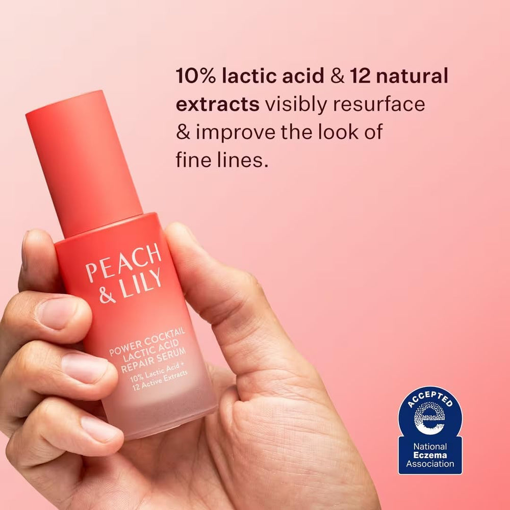 Peach & Lily Power Cocktail Repair Serum ingredients algae for nourishing hydration.