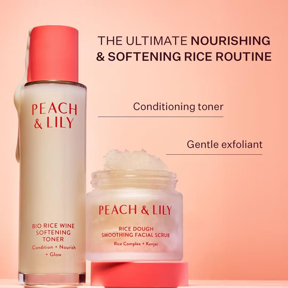 Post-use skin looks smoother and radiant with Peach & Lily Scrub