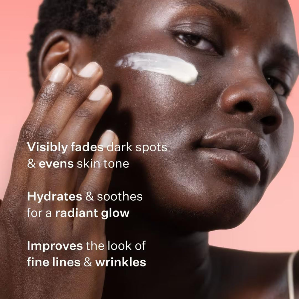 Peach & Lily Transparen-C Pro Brightening Moisturizer in routine setup for daily glow.