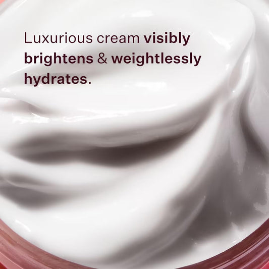 Peach & Lily Transparen-C Pro Brightening Moisturizer tube emphasizes quick absorption.
