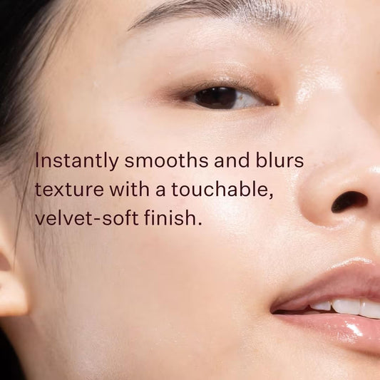 Peach & Lily Velvet Biome Repairing Ointment jar highlights smooth balm texture.