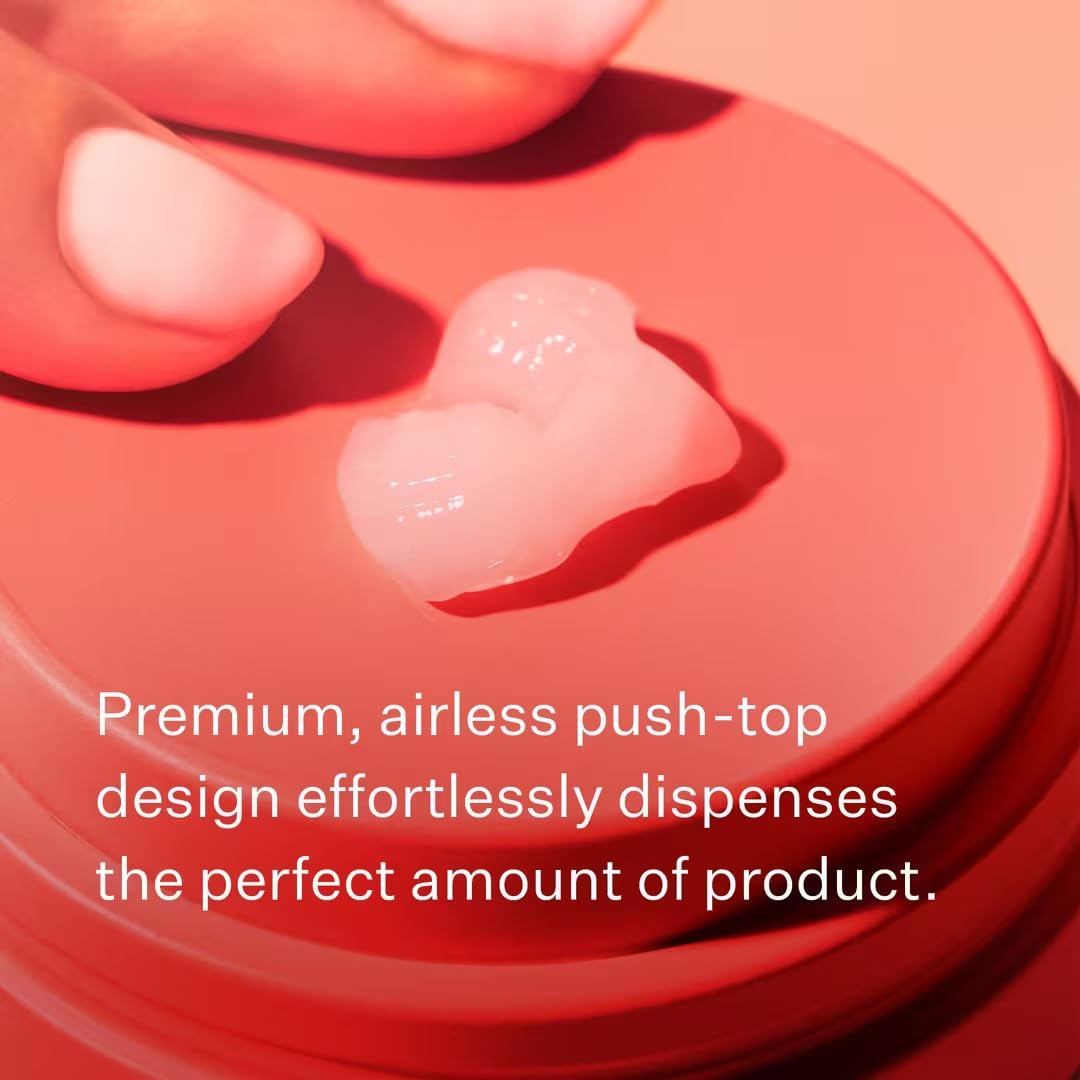 Peach & Lily Velvet Biome Repairing Ointment used as a lightweight makeup base for smoother skin.