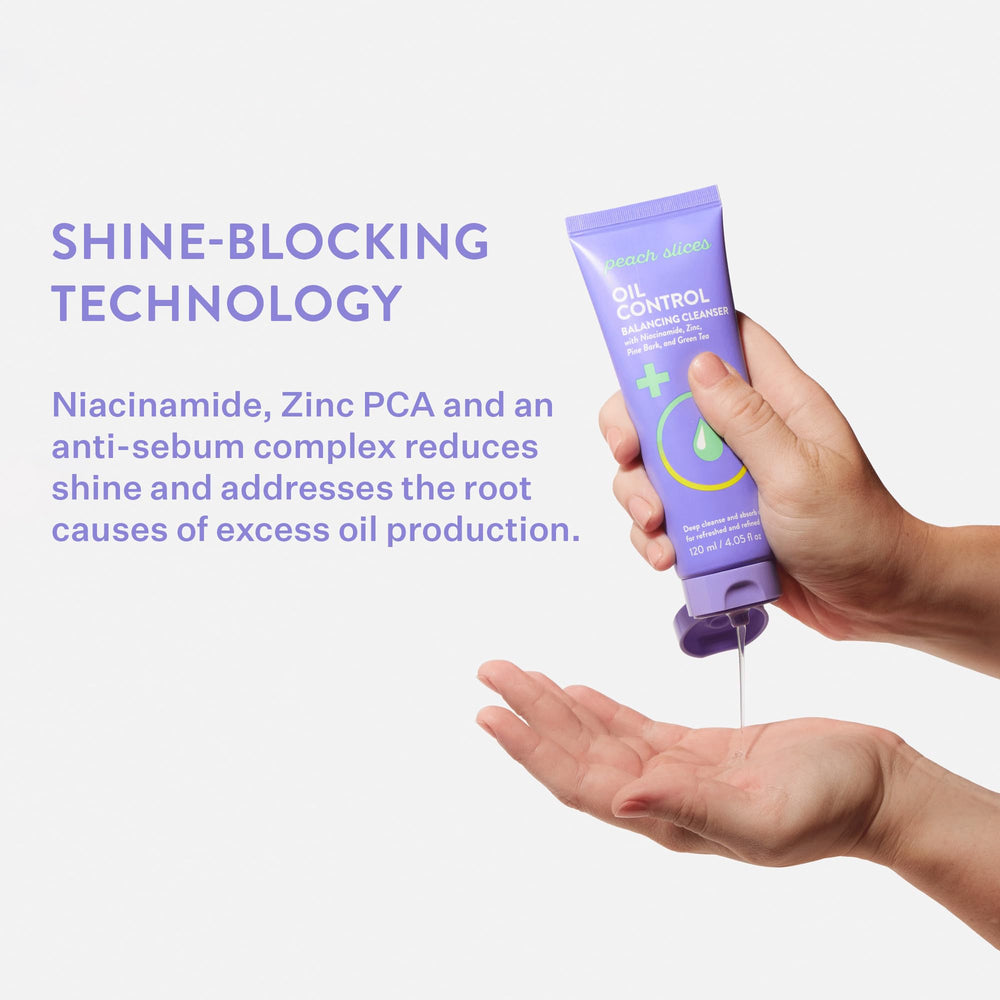 Peach Slices Label close-up highlighting clean beauty claims