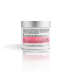 Peaches Skincare Radiance Recovery Salve jar demonstrating lightweight, non-greasy hydration ideal for day or night use