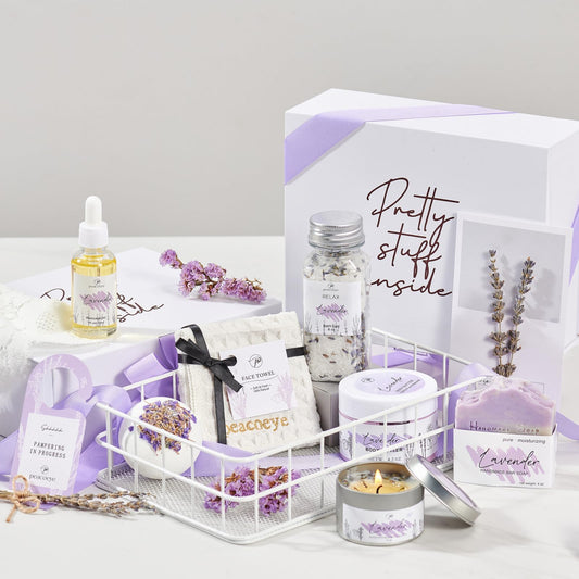 Peacoeye Himalayan bath salts for a soothing, spa-like soak at home.