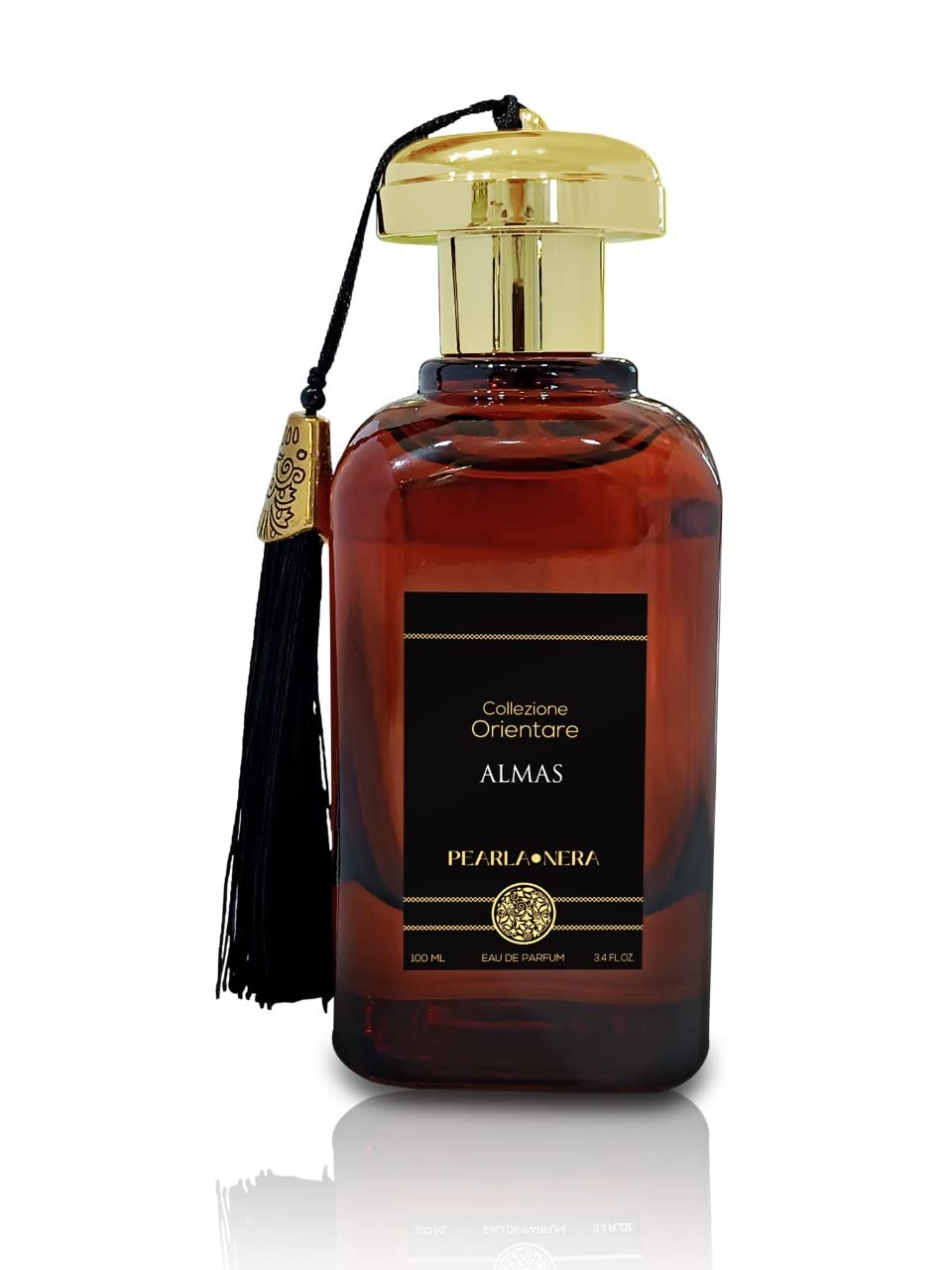 PEARLANERA ALMAS Tarboosh tassel adds authentic Middle Eastern flair.