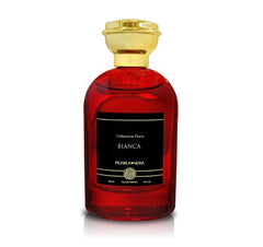 pearlanera bianca bottle pour illustrating fragrance release