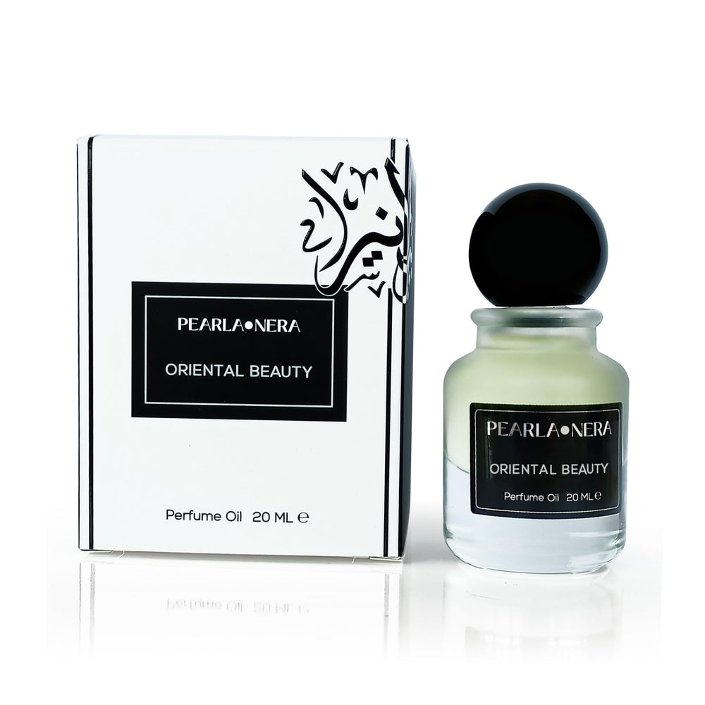 PEARLANERA Oriental Beauty bottle closeup for daily fragrance rituals