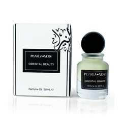 PEARLANERA Oriental Beauty bottle closeup for daily fragrance rituals