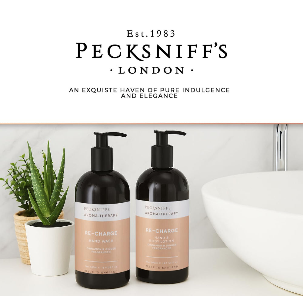 Gift-ready Pecksniff's packaging with wooden caddy presentation