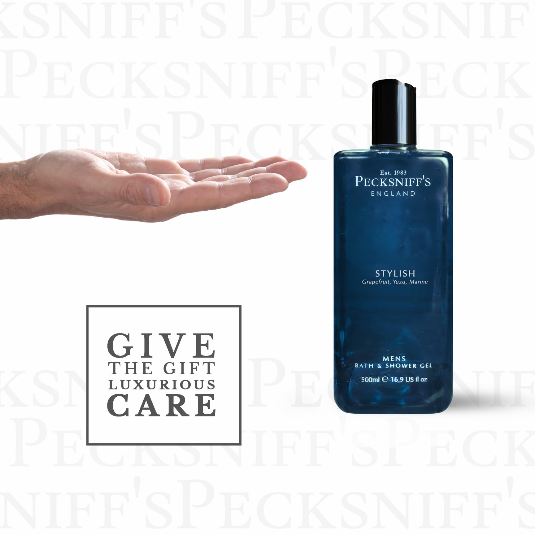 Pecksniff's Men's Bath Gel foam for smooth rinse and balance