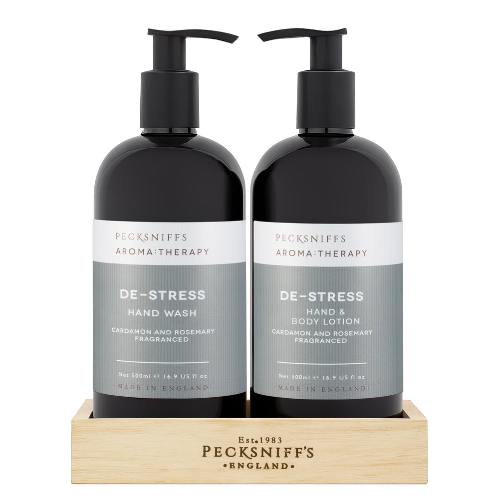 Pecksniff's moisturizing hand wash bottle pour for a calming cleanse