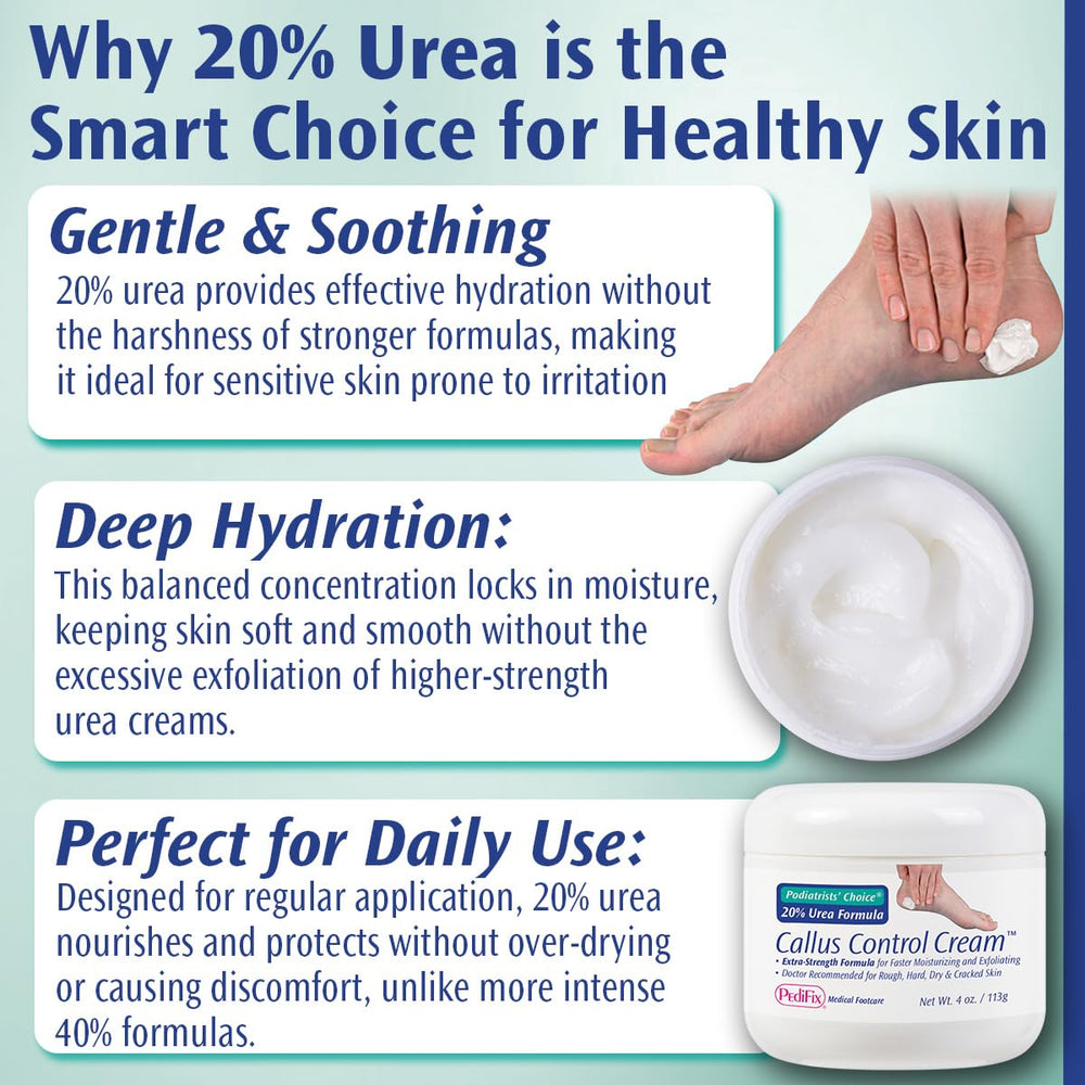 Pedifix foot-care routine 4oz jar promotes long-lasting hydration and softer skin.