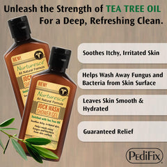 Pedifix Nurturesce Jock Wash deodorizes groin and underarms effectively