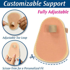 Pedifix Toe Straightener adjustable loop holds toes securely for easy alignment