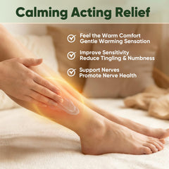 Peehss Alcura Nerve Cream on hand showing targeted, fast-absorbing relief