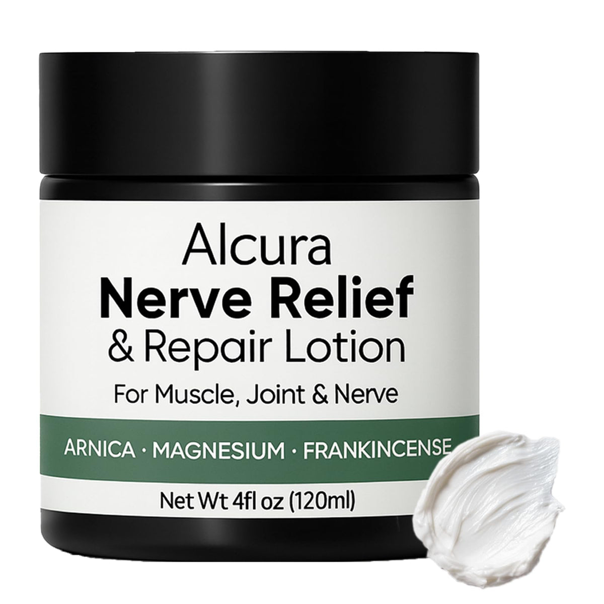 Peehss Alcura Nerve Cream bottle for quick, non-greasy daily application