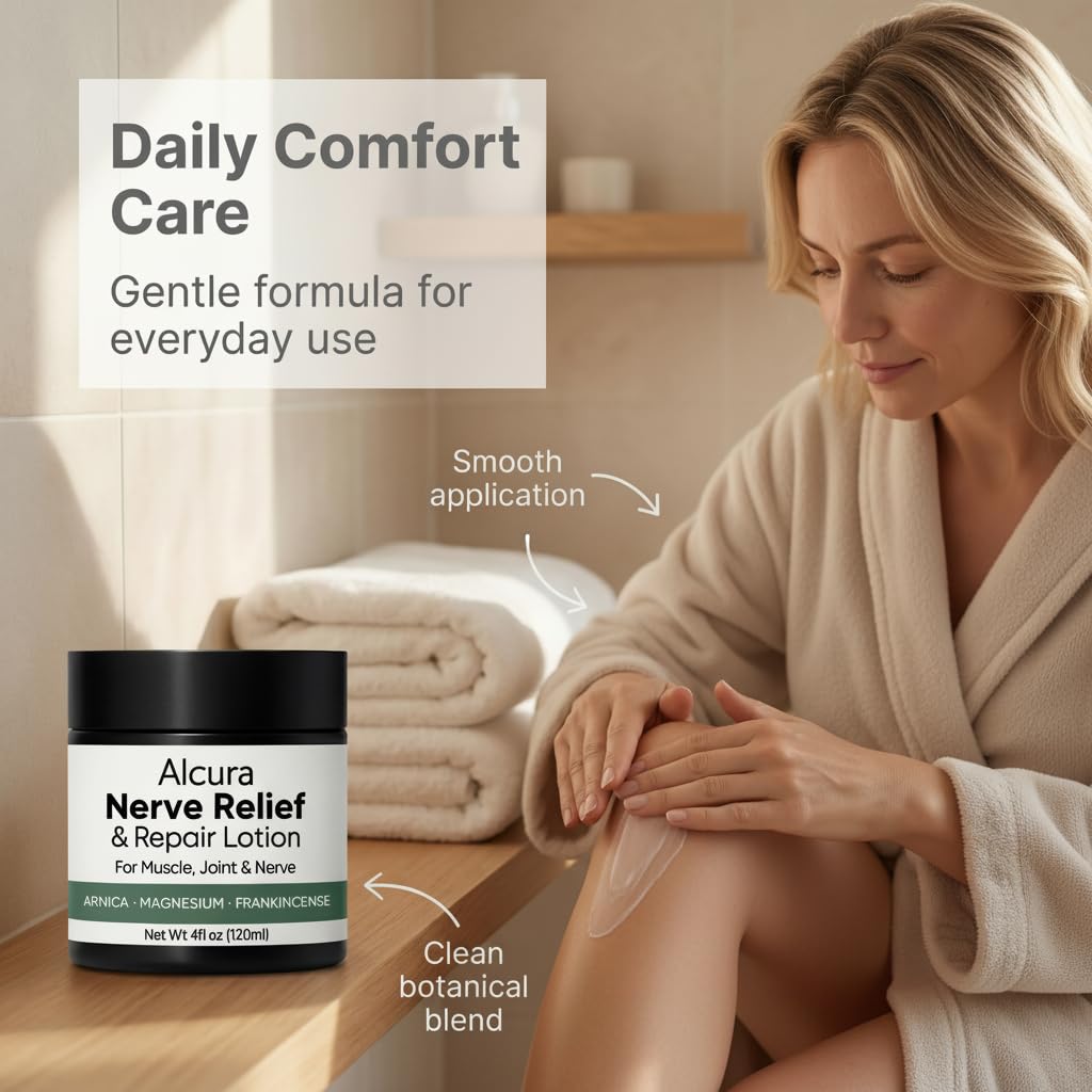 Peehss Alcura Nerve Cream packaging and label details