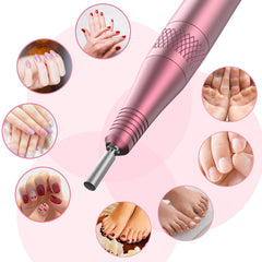 PEL-CAS 11 drill bits set for shaping, carving, and cuticle work.