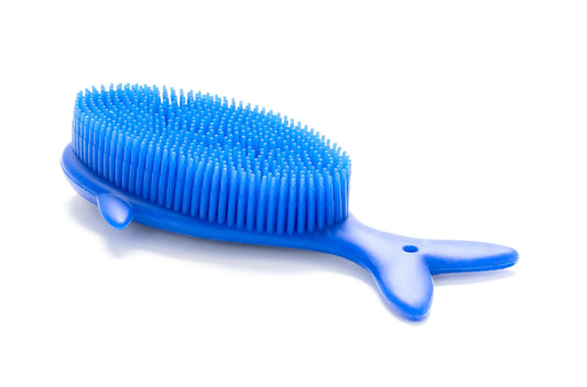 Penepico soft silicone body scrubber provides soothing shower massage.