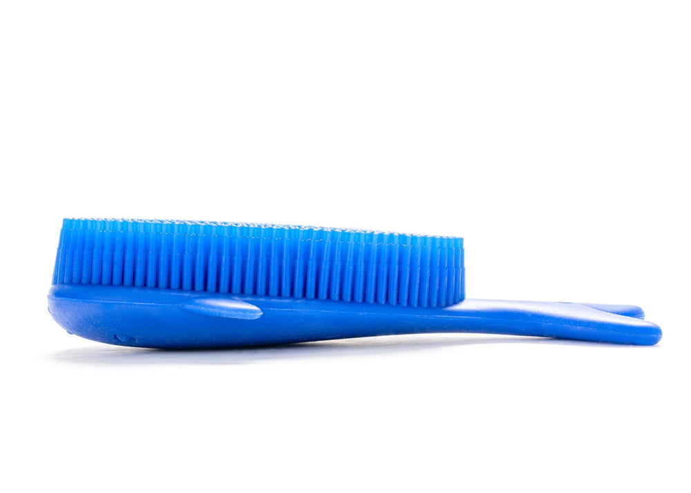 Penepico two-sided sensory brush offers varied tactile stimulation.
