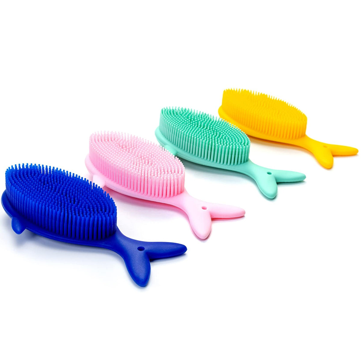 Penepico whale-blue sensory brush for gentle tactile exploration.
