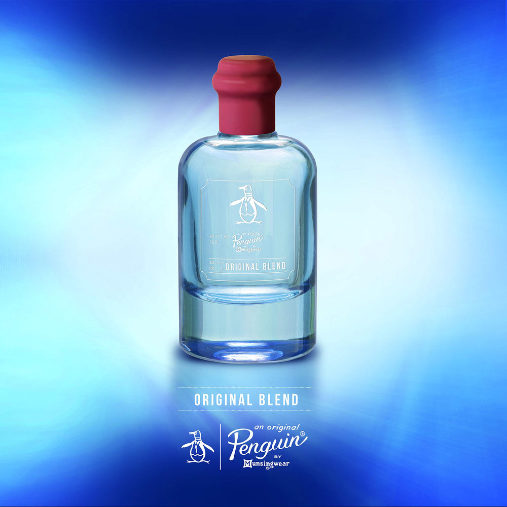 Penguin Original Blend top notes image with bergamot and lime for bright freshness.