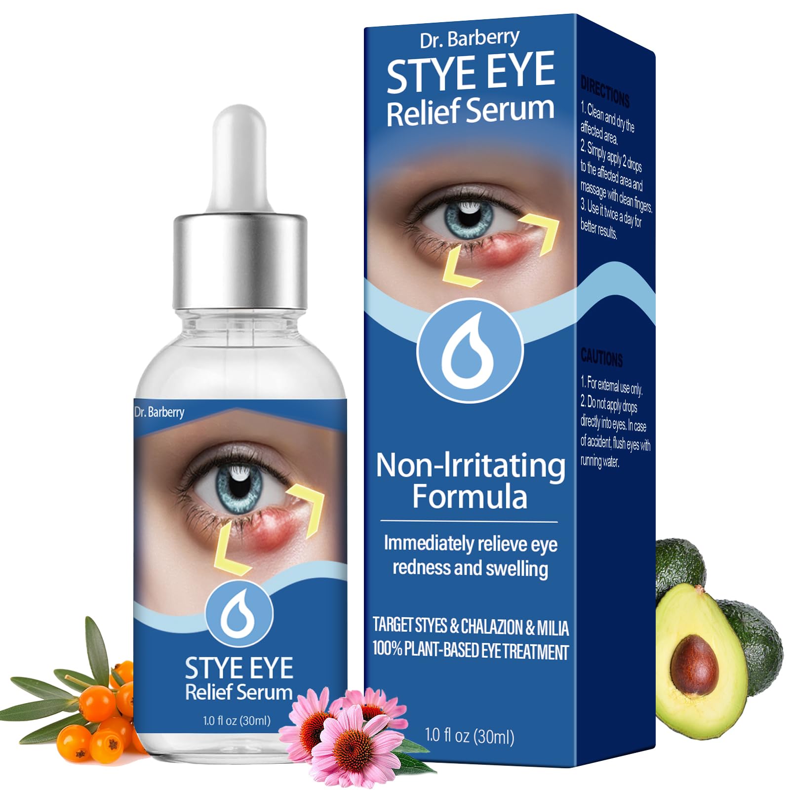Penntr Stye Eye Drops bottle shows easy, targeted eye care for stye relief