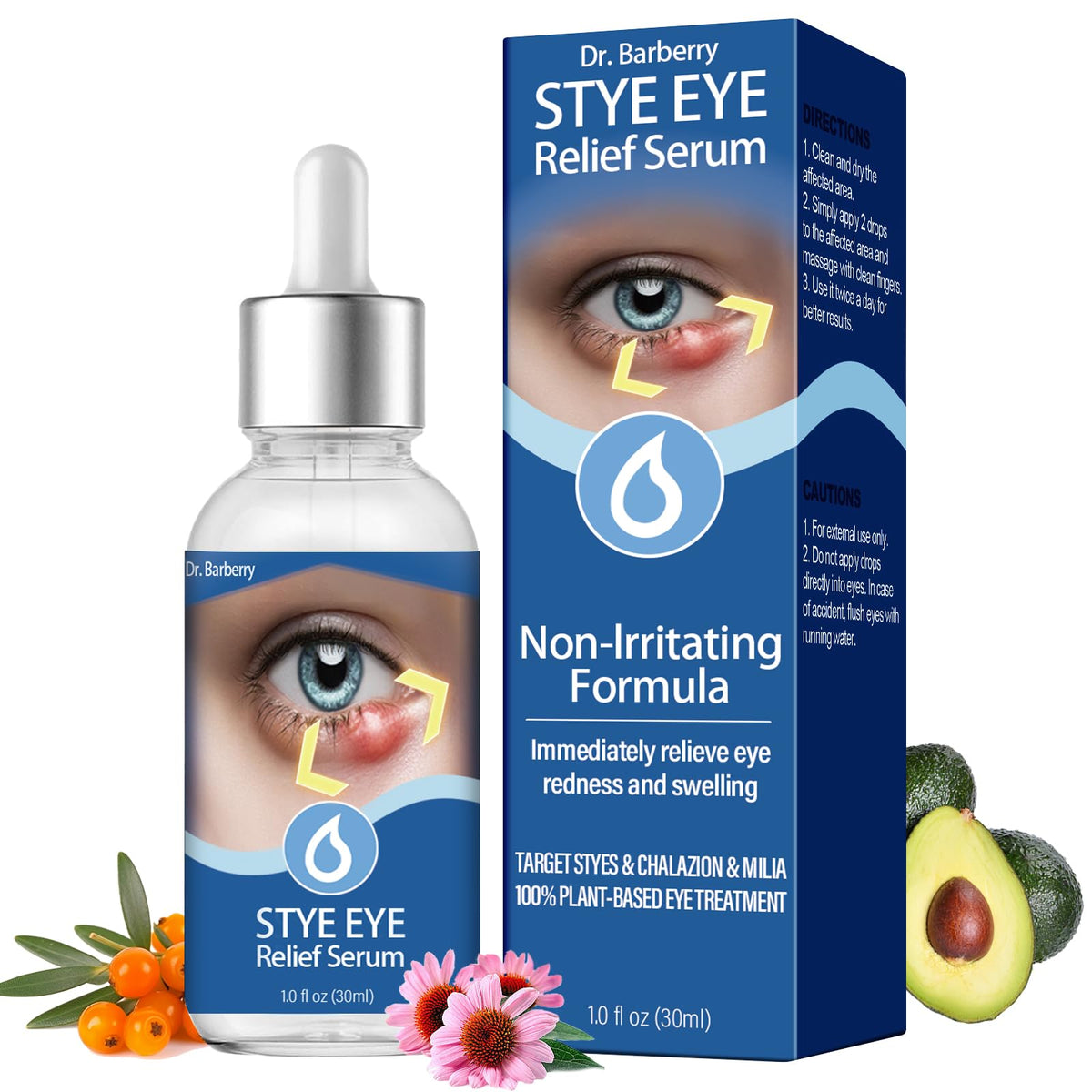 Penntr Stye Eye Drops bottle shows easy, targeted eye care for stye relief